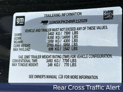 Used 2022 Chevrolet Tahoe Z71 w/ Luxury Package AWD/4WD image 38