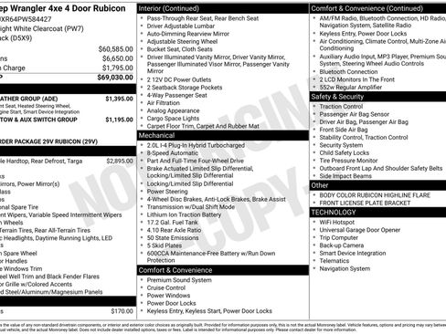 Used 2023 Jeep Wrangler Unlimited Rubicon 4xe w/ Cold Weather Group image 45