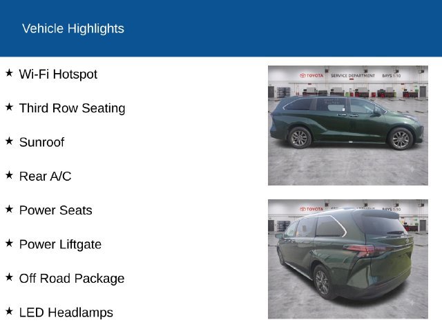 Used 2025 Toyota Sienna XLE FWD image 2