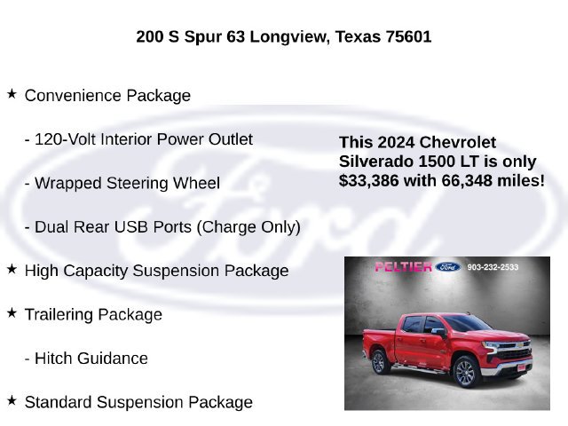 Used 2024 Chevrolet Silverado 1500 LT RWD image 30