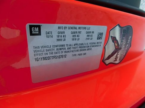 Used 2015 Chevrolet Corvette Stingray Coupe w/ 3LT Preferred Equipment Group RWD image 8