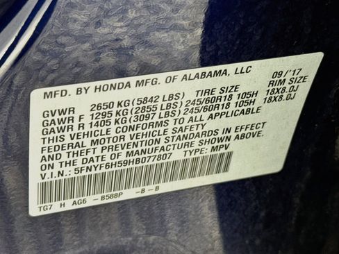 Used 2017 Honda Pilot EX-L image 33