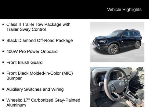 New 2026 Ford Bronco Sport Big Bend w/ Convenience Package AWD/4WD image 7