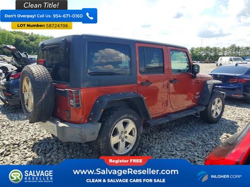 Used 2009 Jeep Wrangler Unlimited Sahara AWD/4WD image 4