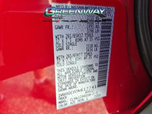 Used 2026 Nissan Frontier SV w/ SV Convenience Package RWD image 26