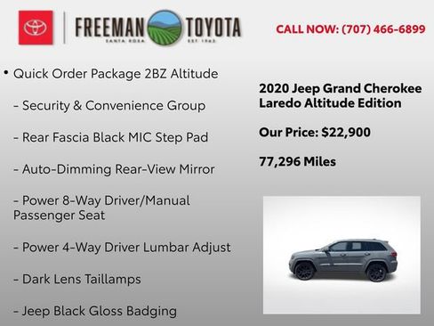 Used 2020 Jeep Grand Cherokee Altitude AWD/4WD image 5