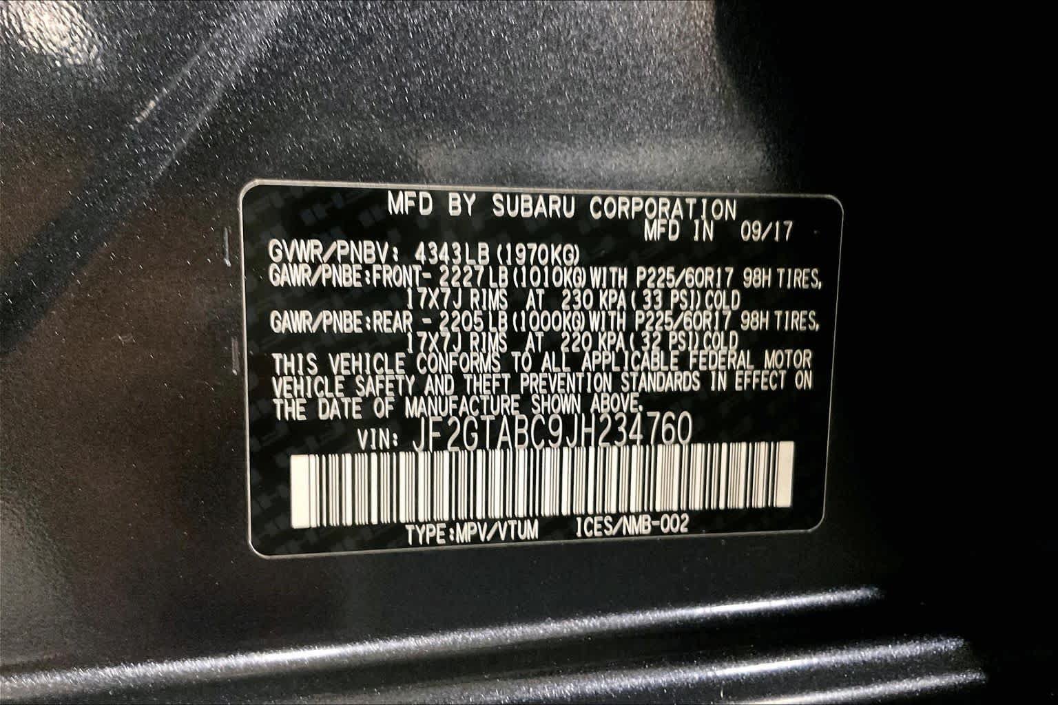 Used 2018 Subaru Crosstrek 2.0i Premium AWD/4WD image 36