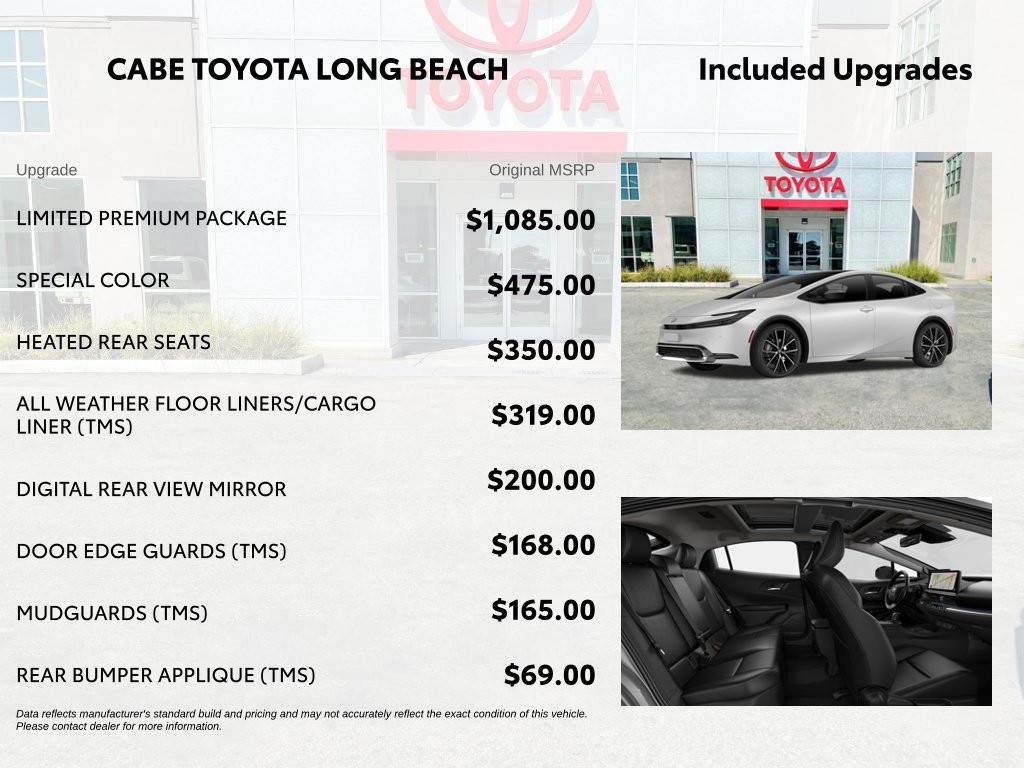 New 2027 Toyota Prius Limited w/ Limited Premium Package FWD image 3