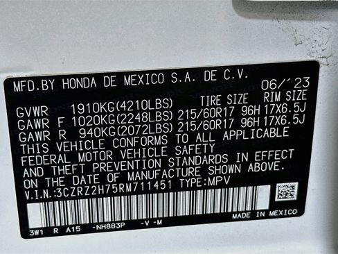 Used 2024 Honda HR-V EX-L image 30