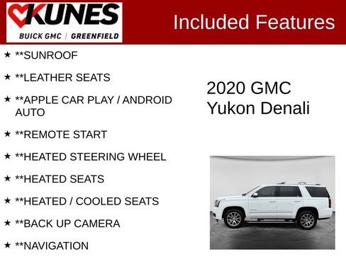 Used 2020 GMC Yukon Denali w/ Open Road Package AWD/4WD image 2