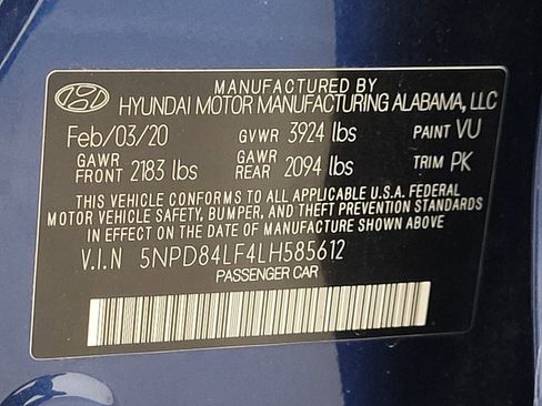 Used 2020 Hyundai Elantra SEL FWD image 33