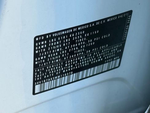 Used 2021 Volkswagen Tiguan S FWD image 35