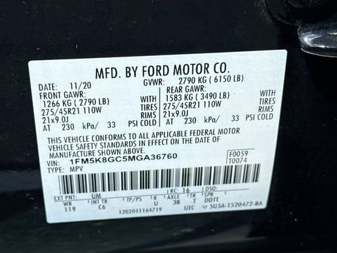 Certified 2021 Ford Explorer ST w/ Equipment Group 401A AWD/4WD image 42