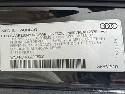 Used 2018 Audi A5 2.0T Prestige w/ Driver Assistance Package image 38