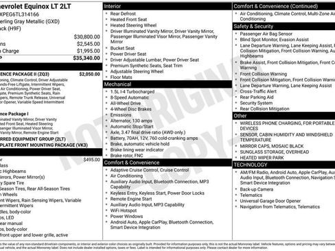 Used 2026 Chevrolet Equinox LT w/ Convenience Package II AWD/4WD image 2