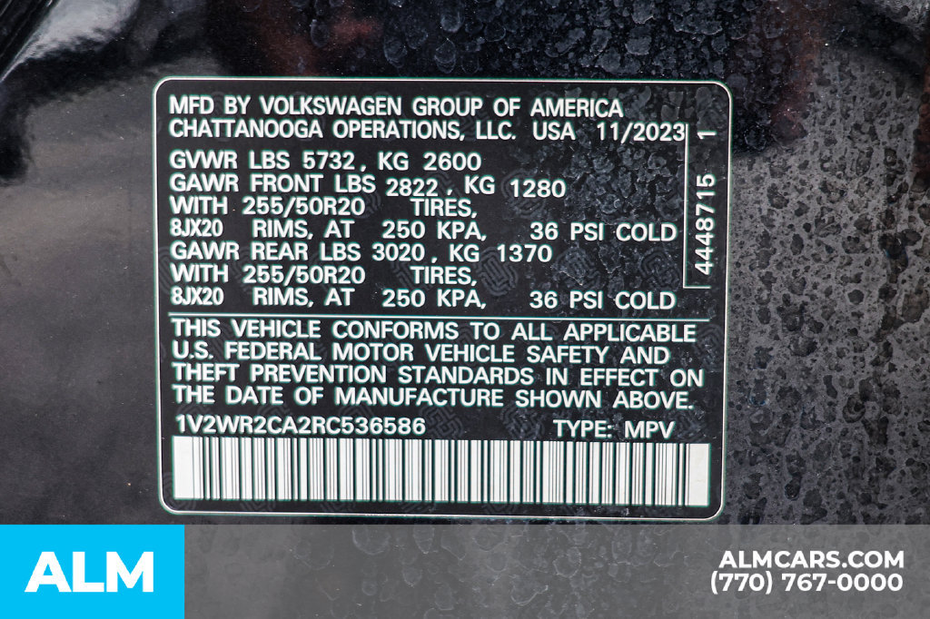 Used 2024 Volkswagen Atlas SE FWD image 59