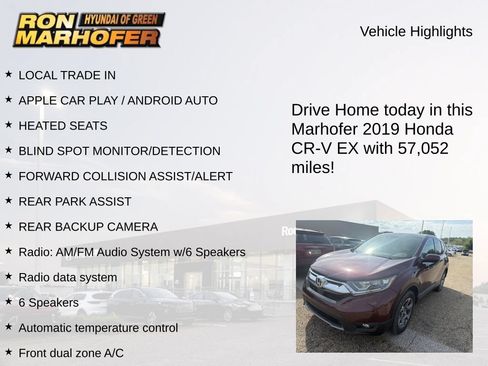 Used 2019 Honda CR-V EX image 12