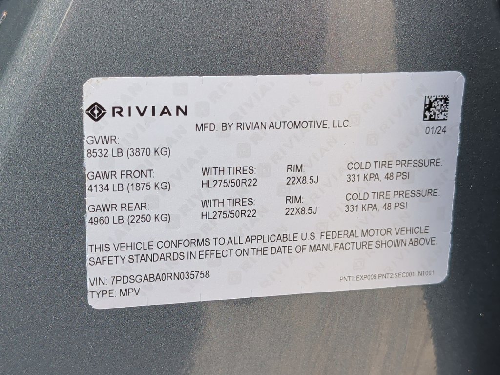 Used 2024 Rivian R1S Adventure Quad AWD/4WD image 40