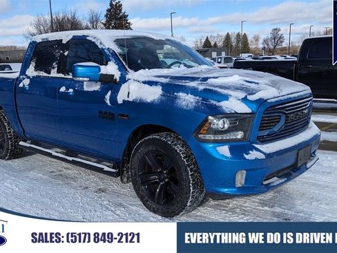 Used 2018 RAM 1500 Sport w/ Hydro Blue Sport Package image 1