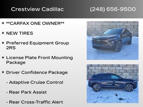 Used 2024 Chevrolet Trax RS w/ Sunroof Package image 6