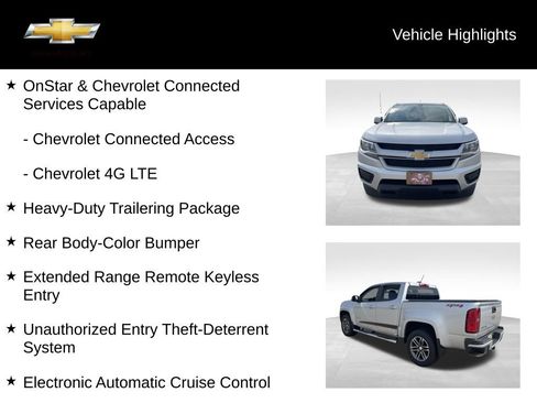 Used 2019 Chevrolet Colorado W/T w/ Custom Special Edition AWD/4WD image 20