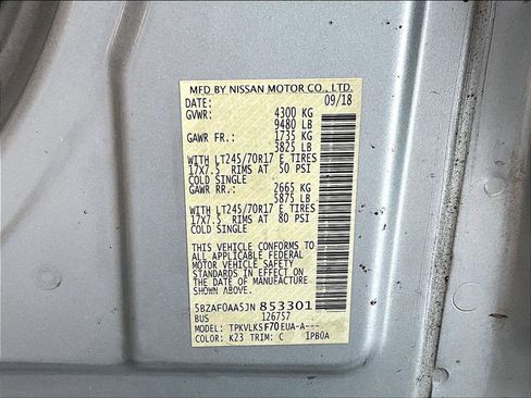 Used 2018 Nissan NV 3500 SL image 24