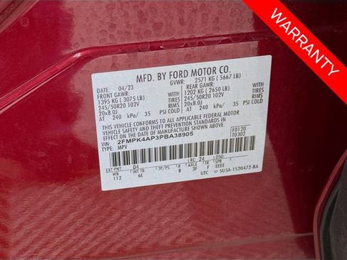 Certified 2023 Ford Edge ST AWD/4WD image 32