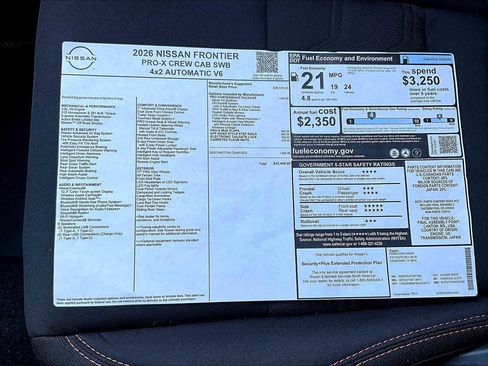 New 2026 Nissan Frontier Pro-X image 21