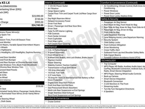 Used 2021 Kia K5 LX FWD image 24