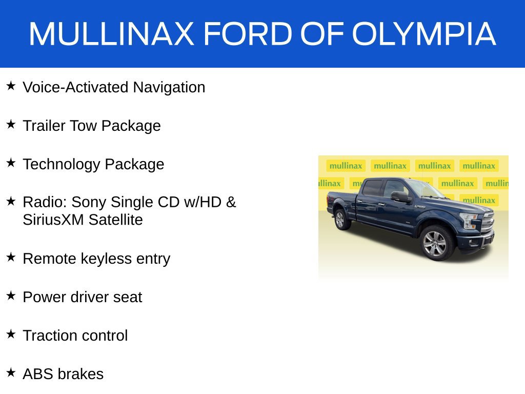 Used 2016 Ford F150 Platinum w/ Equipment Group 701A Luxury AWD/4WD image 17