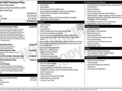 Used 2022 Audi SQ5 Premium Plus w/ Premium Plus Package