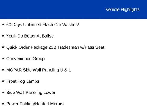 Used 2025 RAM ProMaster 2500 w/ Convenience Group image 2