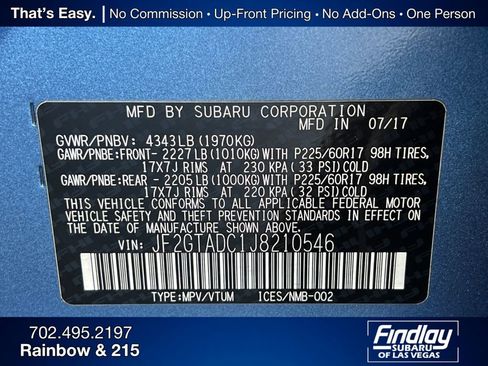 Used 2018 Subaru Crosstrek 2.0i Premium image 34