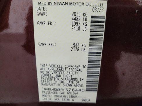 Used 2023 Nissan Altima 2.5 SV image 33