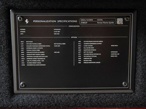 Certified 2025 Ferrari Roma Spider RWD image 41