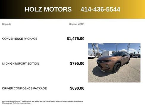 Certified 2023 Chevrolet Blazer LT w/ Convenience Package image 5