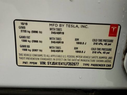 Used 2020 Tesla Model S Performance AWD/4WD image 24
