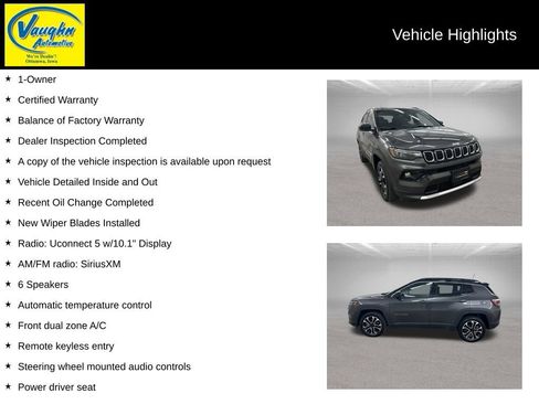 Used 2023 Jeep Compass Limited AWD/4WD image 2