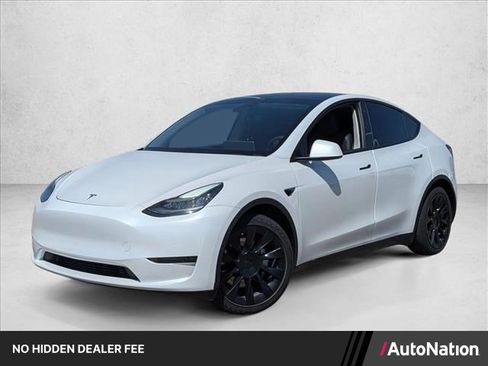 Used 2020 Tesla Model Y Long Range AWD/4WD image 1