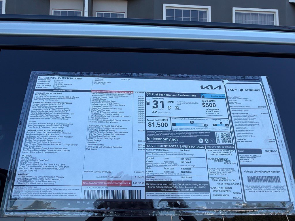 New 2027 Kia Telluride SX Prestige AWD/4WD image 38