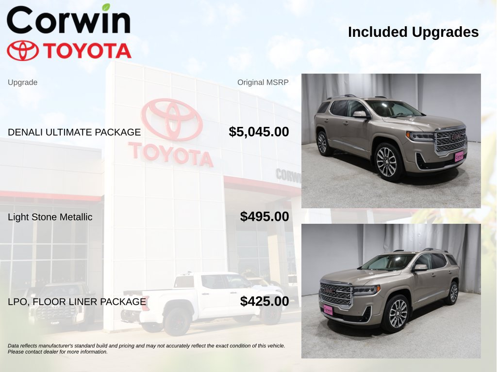 Used 2022 GMC Acadia Denali w/ Denali Ultimate Package AWD/4WD image 4