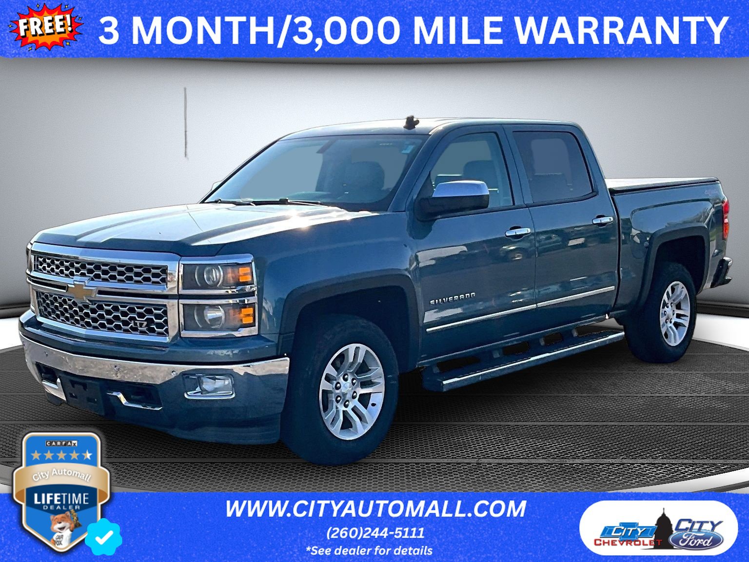 Used 2014 Chevrolet Silverado 1500 LTZ w/ LTZ Plus Package AWD/4WD image 1