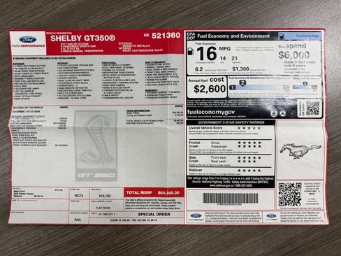 Used 2017 Ford Mustang Shelby GT350 RWD image 32
