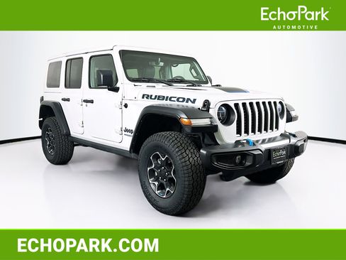 Used 2022 Jeep Wrangler Unlimited Rubicon 4xe w/ Cold Weather Group image 1