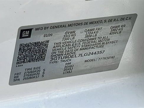 Used 2020 GMC Sierra 1500 SLT w/ SLT Premium Plus Package image 12