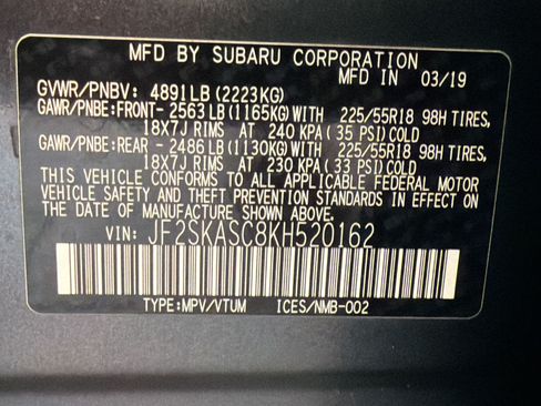 Used 2019 Subaru Forester Limited w/ Popular Package #3 AWD/4WD image 25
