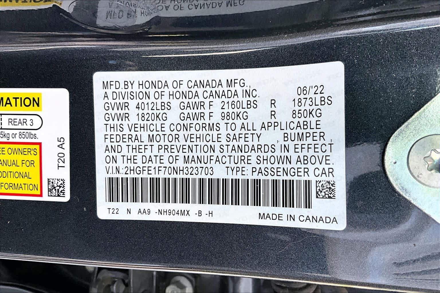 Used 2022 Honda Civic EX image 34