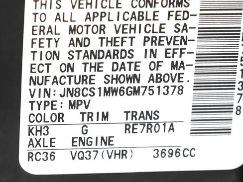 Used 2016 INFINITI QX70 3.7 w/ Premium Package image 67