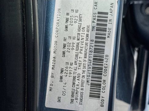 Used 2015 MAZDA MAZDA6 Touring FWD image 35