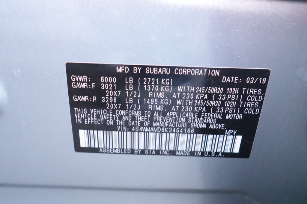 Used 2019 Subaru Ascent Limited w/ Popular Package #3 AWD/4WD image 46